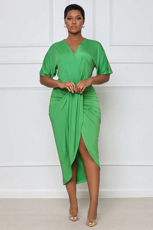 Sexy Maxi Dress - Green - Scarvesnthangs