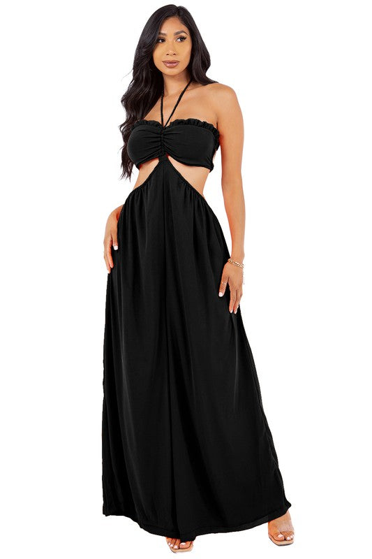 SEXY SUMMER JUMPSUIT - Black - Scarvesnthangs