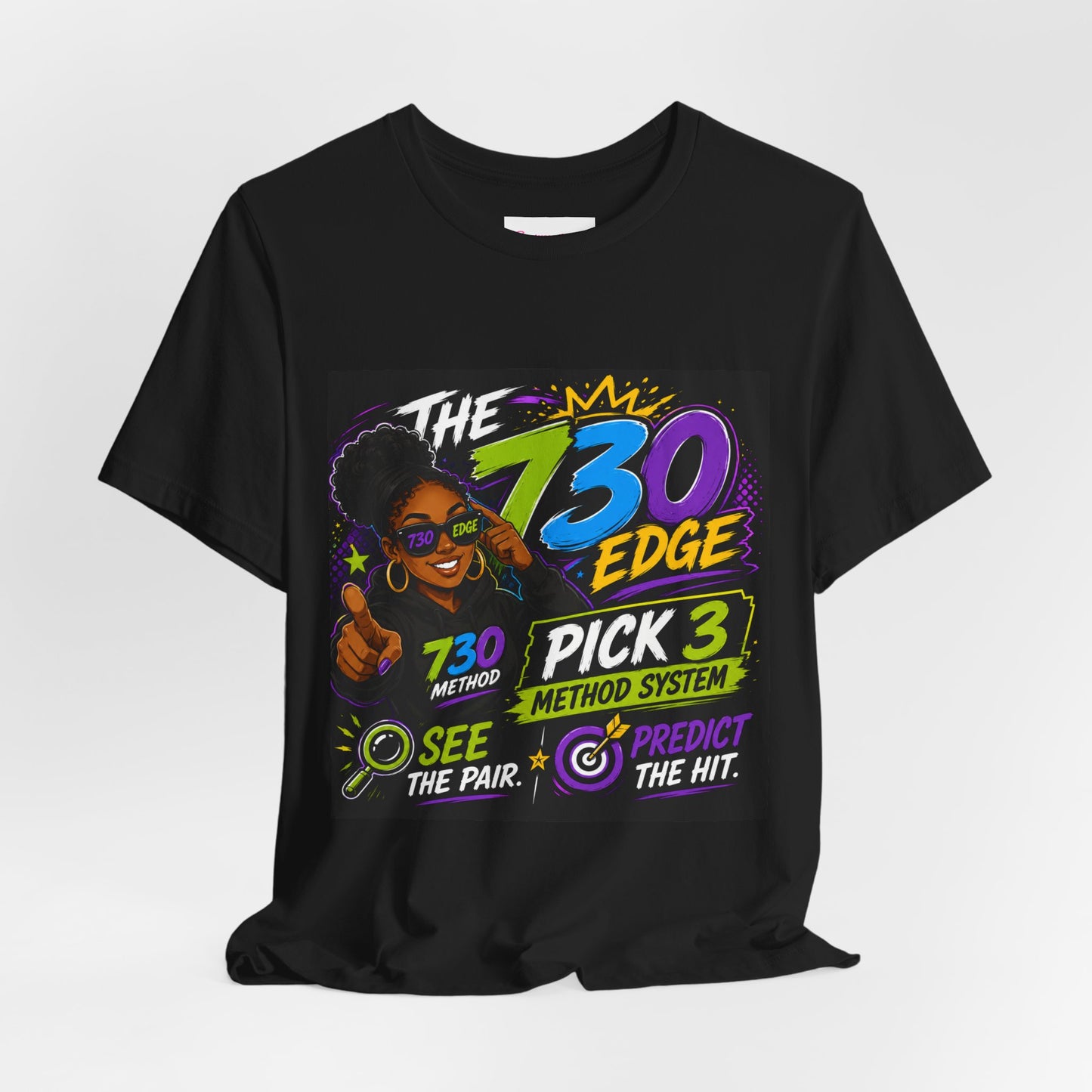The 730 Edge Tee — "Pick 3" Lottery Method T-Shirt