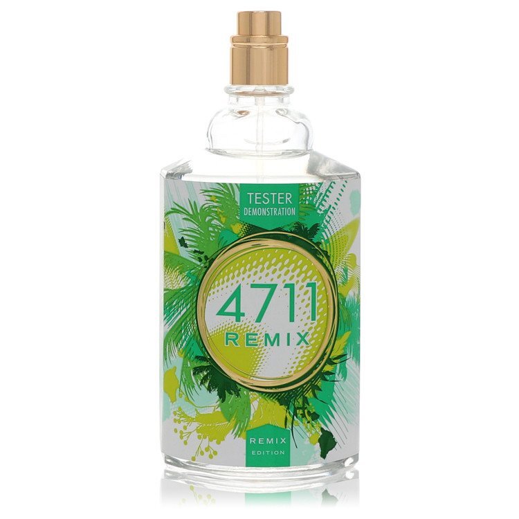 4711 Remix Green Oasis by 4711 Eau De Cologne Spray (Unisex Tester) 3.4 oz (Men)