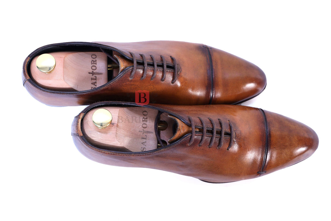 CEO II- Cognac Calf Oxford shoes-0