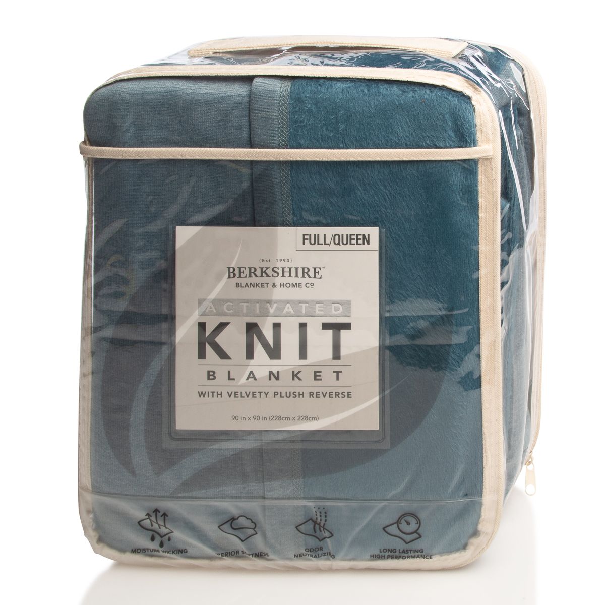 Berkshire Activated Knit Full/Queen Blanket - Velvety Plush - Scarvesnthangs