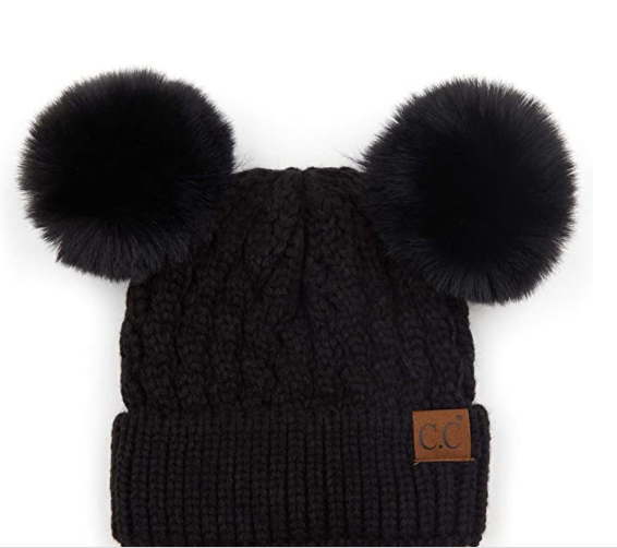 Pom hat black