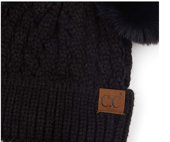 pom pom hat womens