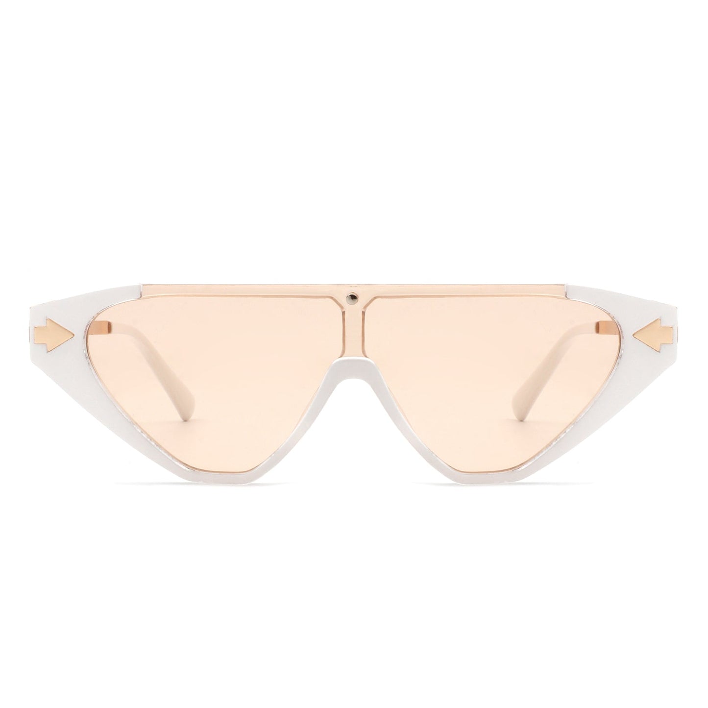 Zedillia - Triangle Mod Irregular Fashion Vintage Geometric Retro Sunglasses-11