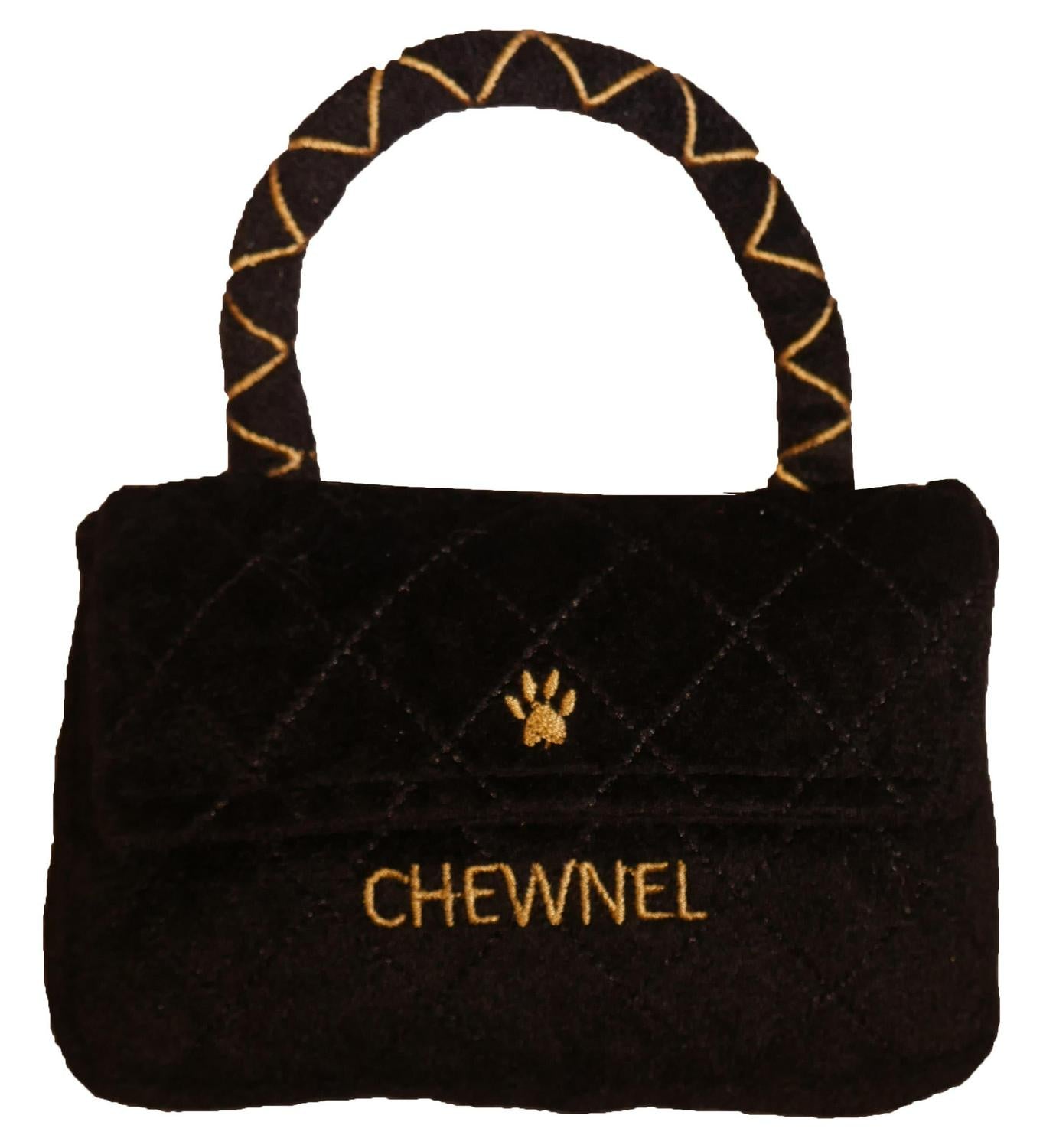 Chewnel Classique Black Purse - Scarvesnthangs