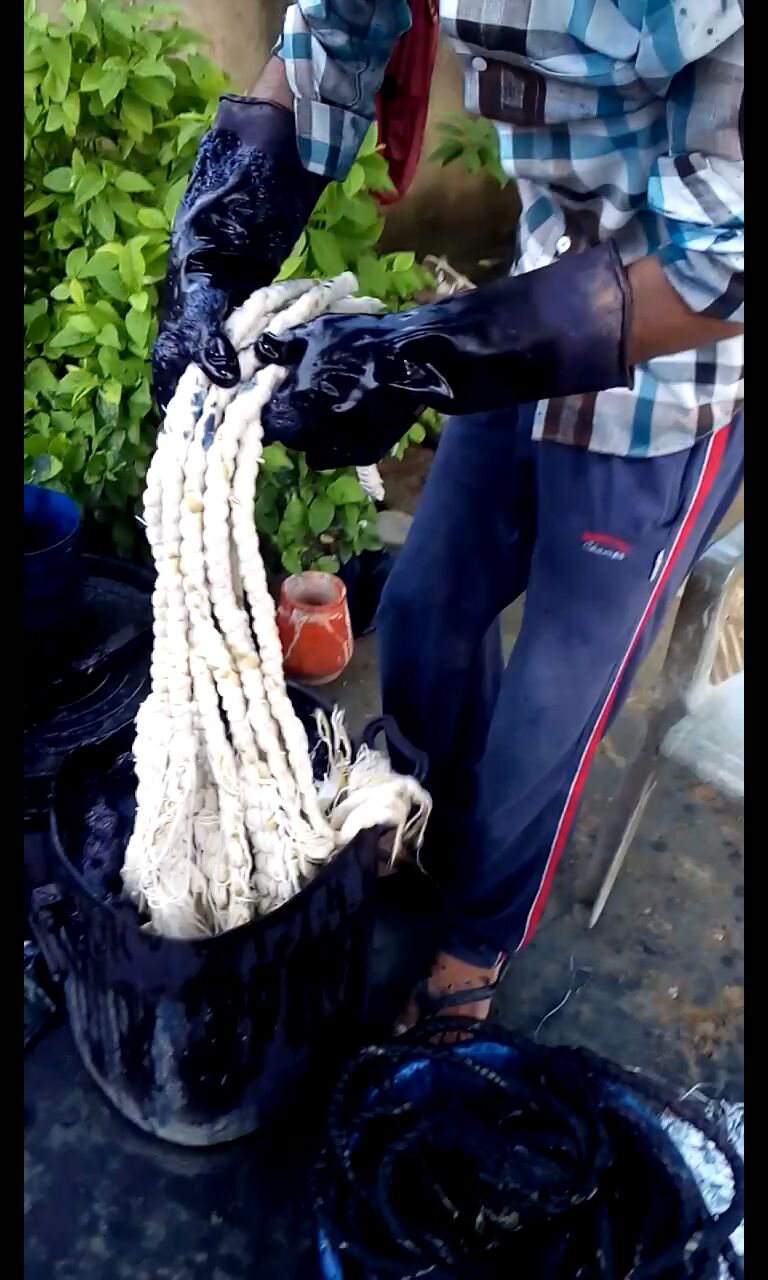 Mystic Ocean Indigo Scarf-4