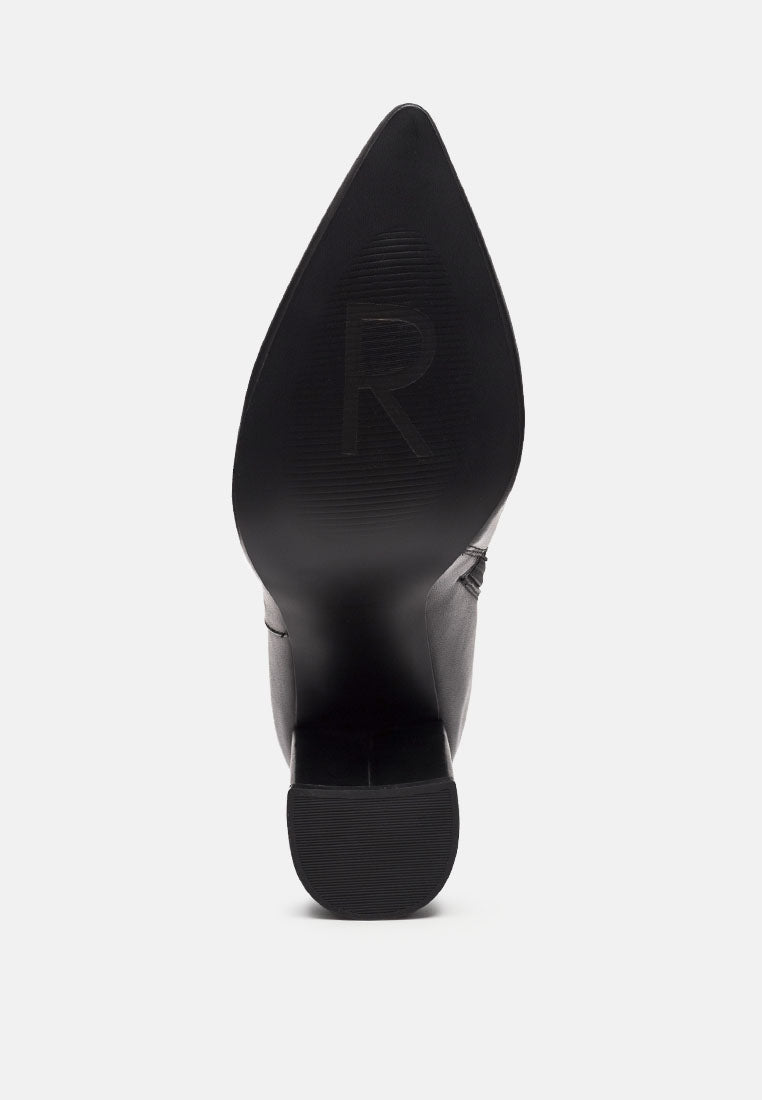 block heeled leather ankle boot-13