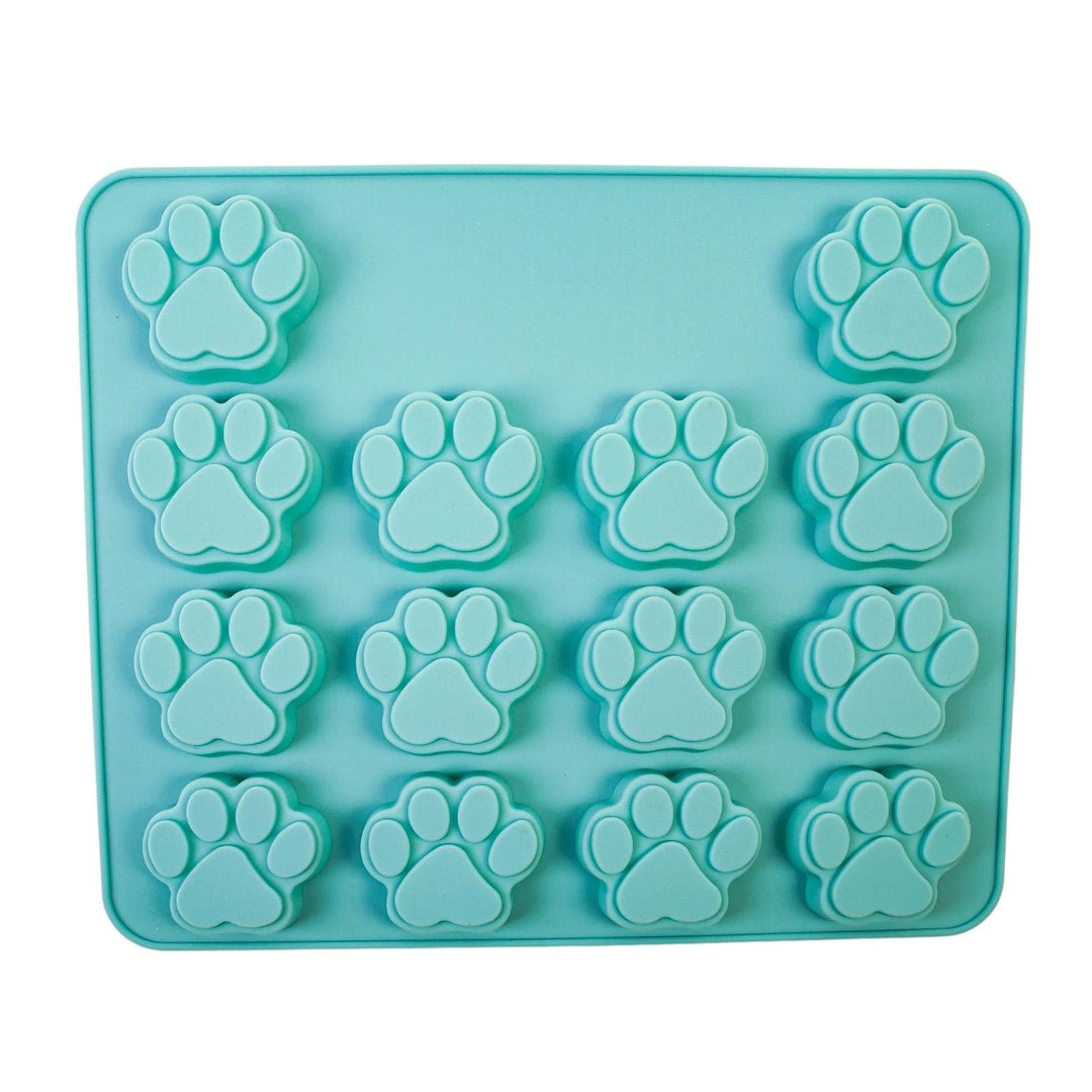 Paw Print 3 in 1 Silicone Baking Treat Tray-0