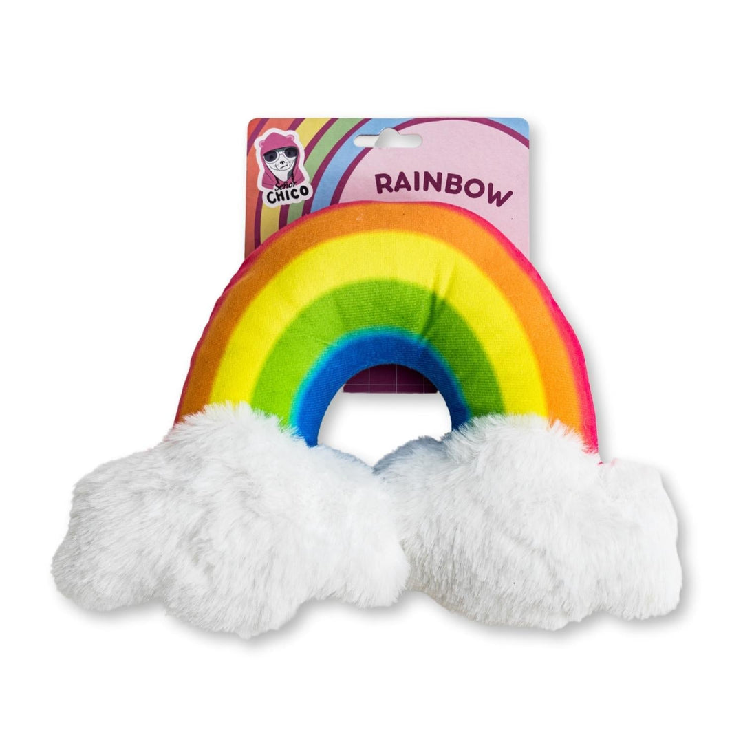 Enchanted Rainbow Magical Squeaker & Crinkle Plush Dog Toy-0