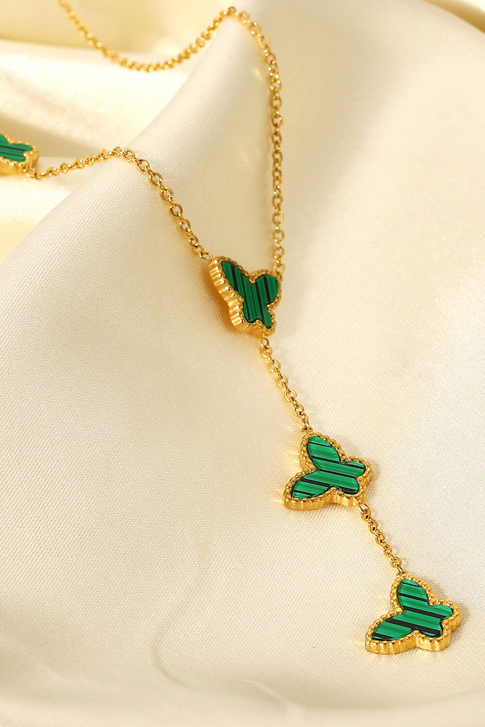 Gotta Fly Butterfly Drop Necklace - Scarvesnthangs