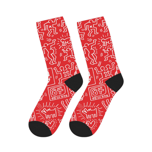 Pattern Panel, Icon Series Street Art Socks - Scarvesnthangs