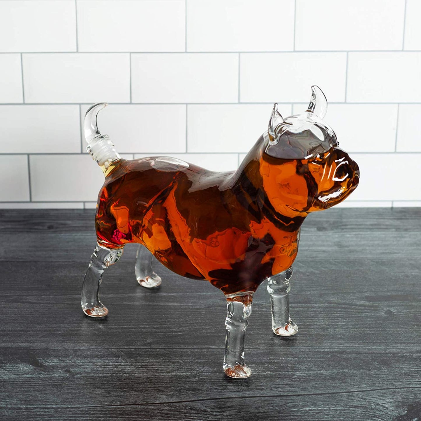 French Bull Dog - Pug Animal Whiskey and Wine Decanter The Wine Savant - 500ml - Whiskey, Wine Scotch or Liquor Decanter-6
