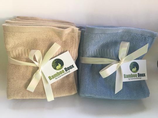 Bamboo fiber antibacterial face wash cloth