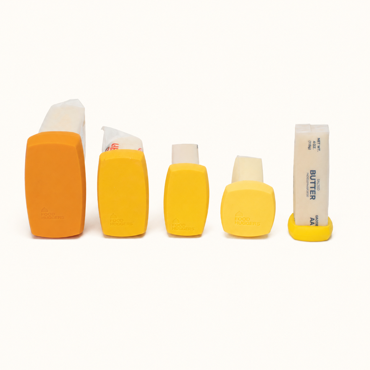 Reusable Cheese & Butter Savers (Set of 5)