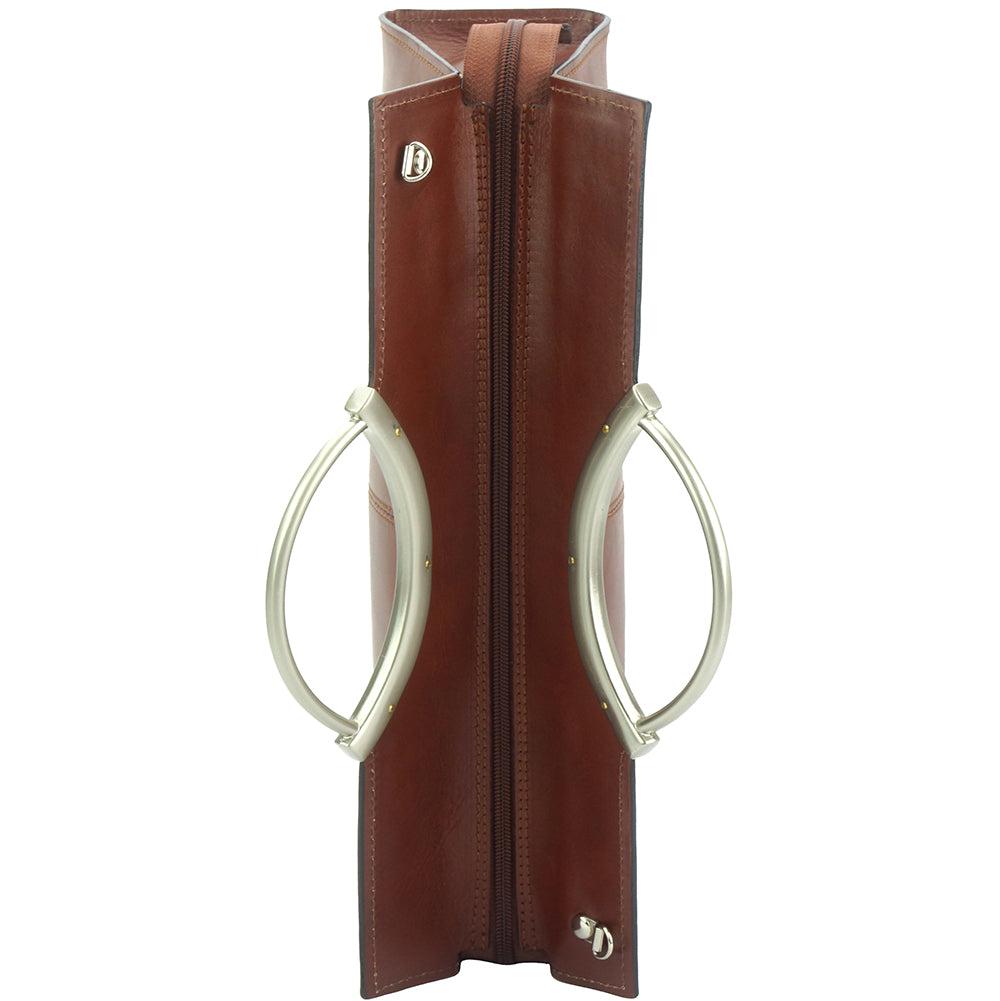 Cipressino leather handbag
