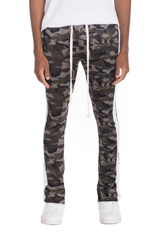 Neutral Black Camo Track Pants - Scarvesnthangs