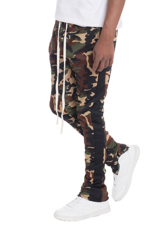 Neutral Black Camo Track Pants - Scarvesnthangs