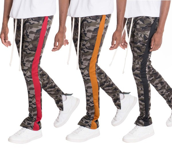 Neutral Black Camo Track Pants - Scarvesnthangs