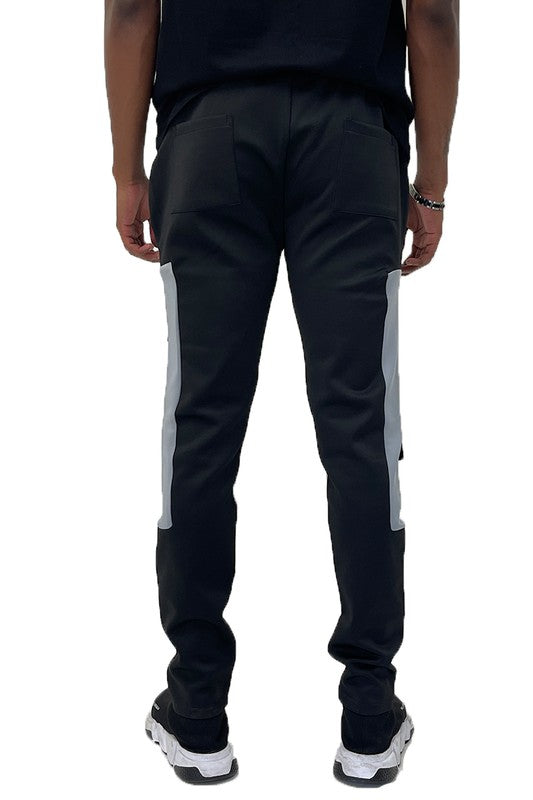 COLOR BLOCK CARGO TRACK PANT - Scarvesnthangs
