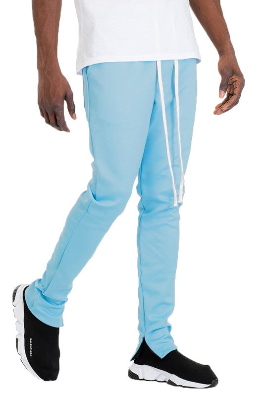 Solid Color Plain Basic Track Pants - Scarvesnthangs