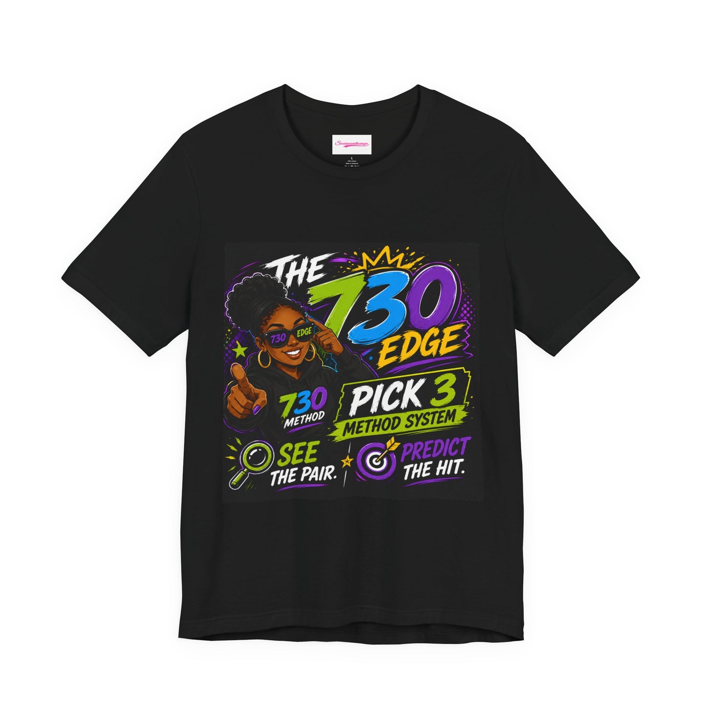The 730 Edge Tee — "Pick 3" Lottery Method T-Shirt