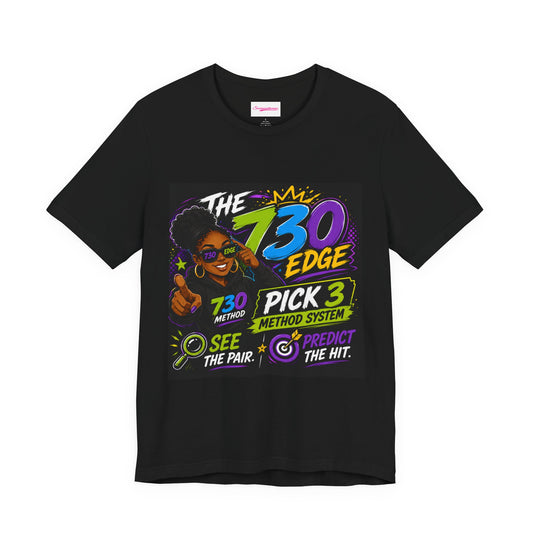 The 730 Edge Tee — "Pick 3" Lottery Method T-Shirt