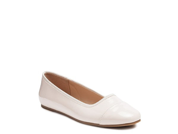 CAMELLA ROUND TOE BALLERINA FLAT SHOES - Scarvesnthangs