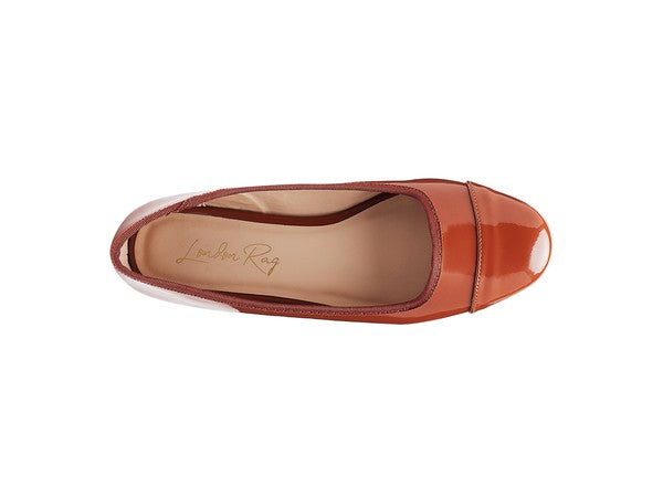 CAMELLA ROUND TOE BALLERINA FLAT SHOES - Scarvesnthangs