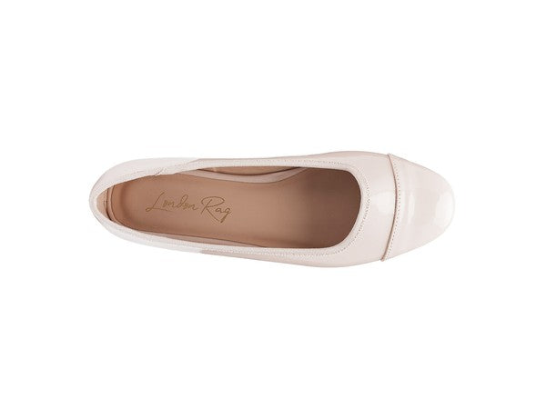 CAMELLA ROUND TOE BALLERINA FLAT SHOES - Scarvesnthangs