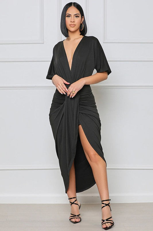 Sexy Maxi Dress - Black - Scarvesnthangs