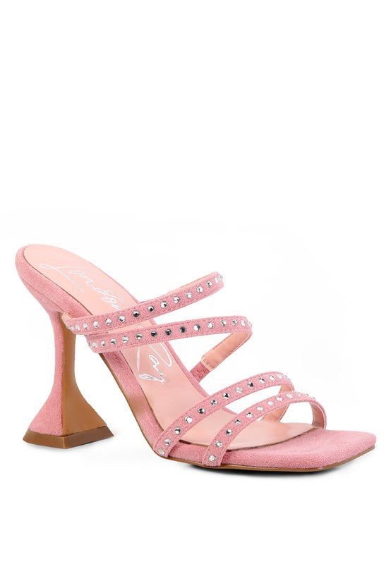 Studded Multi Strap Sandals - Scarvesnthangs