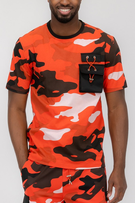 Weiv Full Camo Short Sleeve TShirt - Scarvesnthangs