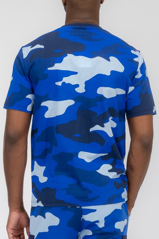 Weiv Full Camo Short Sleeve TShirt - Scarvesnthangs