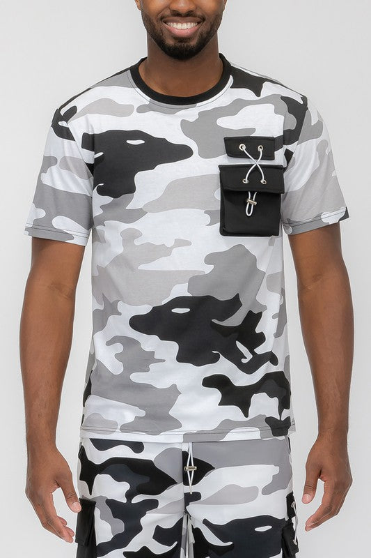 Weiv Full Camo Short Sleeve TShirt - Scarvesnthangs