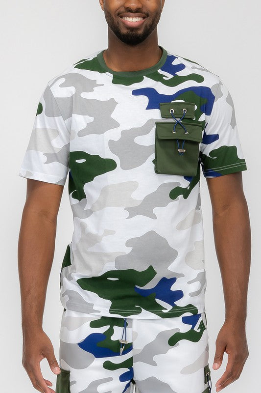 Weiv Full Camo Short Sleeve TShirt - Scarvesnthangs