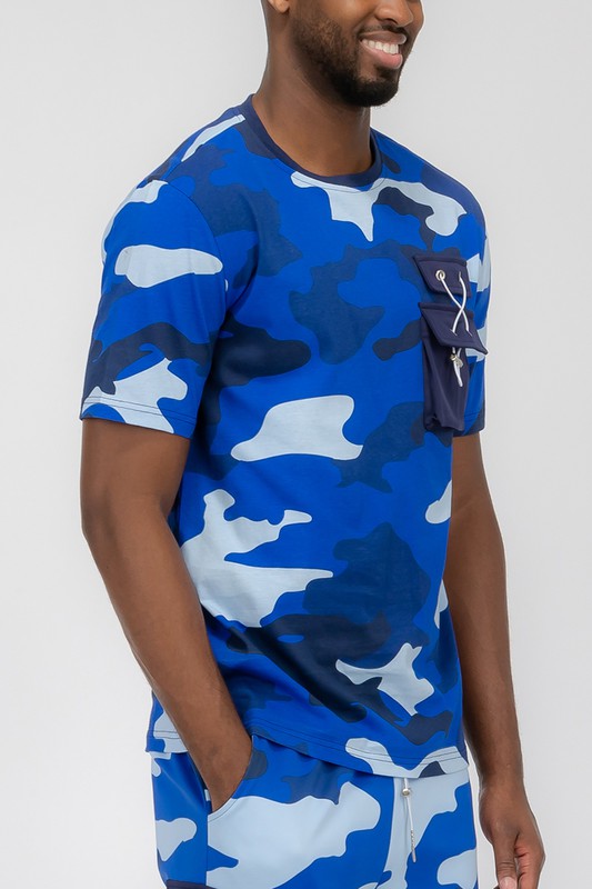 Weiv Full Camo Short Sleeve TShirt - Scarvesnthangs