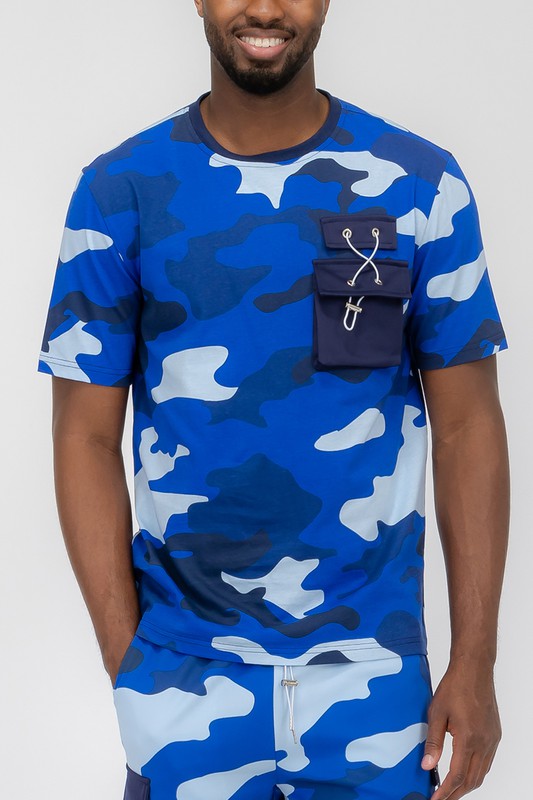 Weiv Full Camo Short Sleeve TShirt - Scarvesnthangs