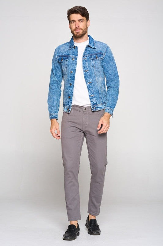 Men's Denim Jacket - Scarvesnthangs