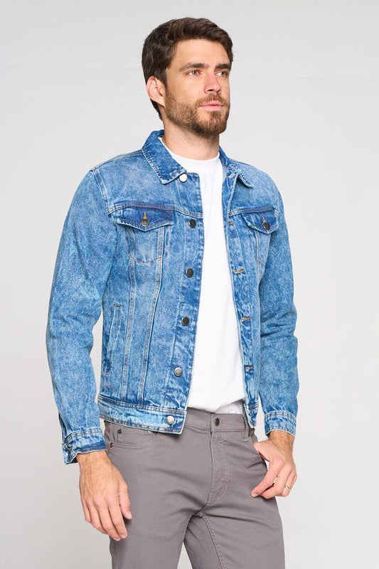 Men's Denim Jacket - Scarvesnthangs