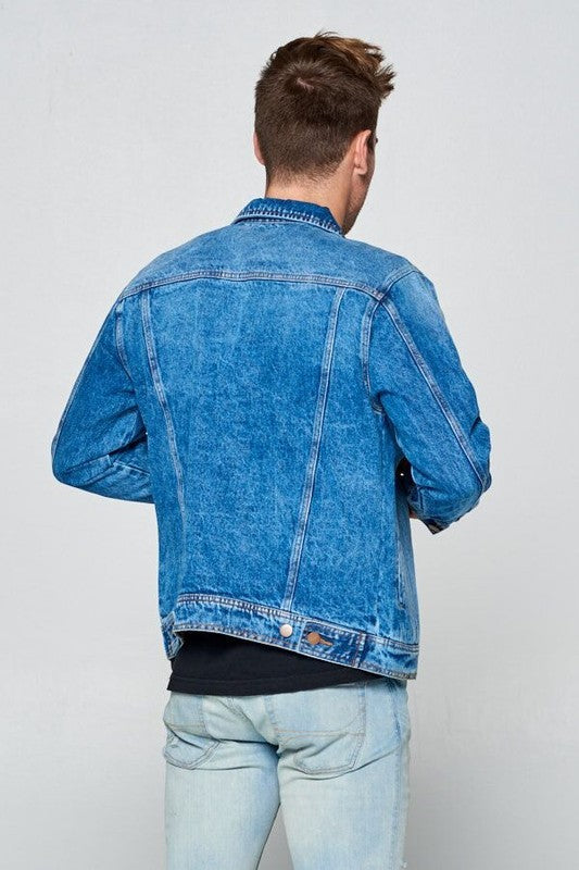 Men's Denim Jacket - Scarvesnthangs