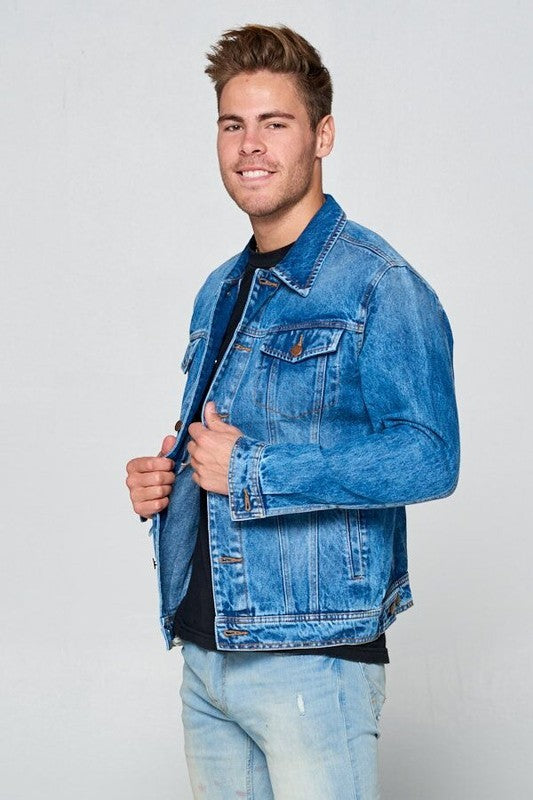 Men's Denim Jacket - Scarvesnthangs