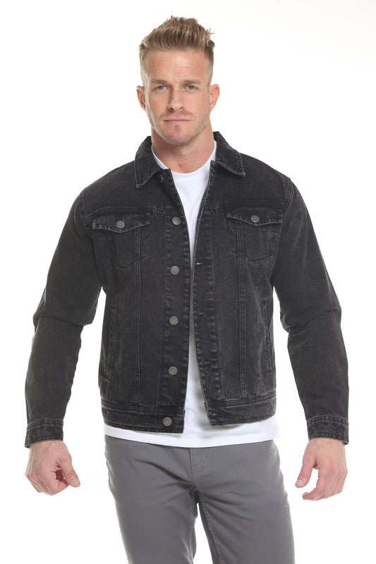 Men's Denim Jacket - Scarvesnthangs