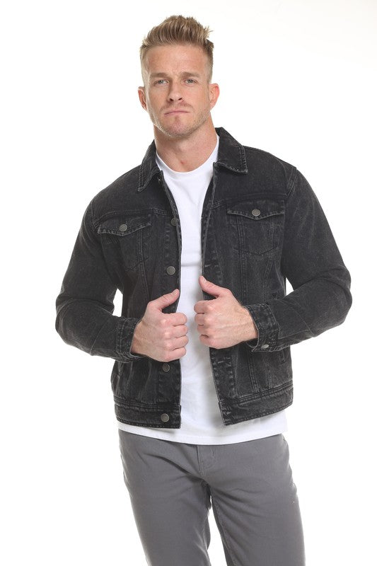 Men's Denim Jacket - Scarvesnthangs