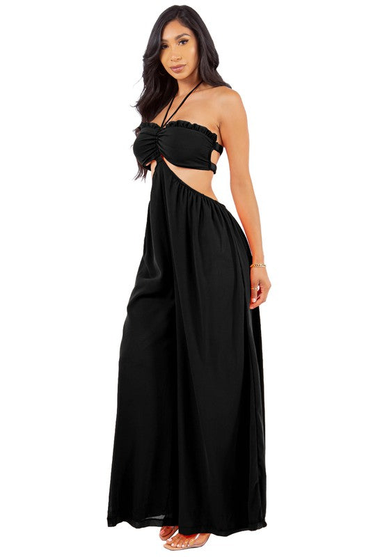 SEXY SUMMER JUMPSUIT - Black - Scarvesnthangs