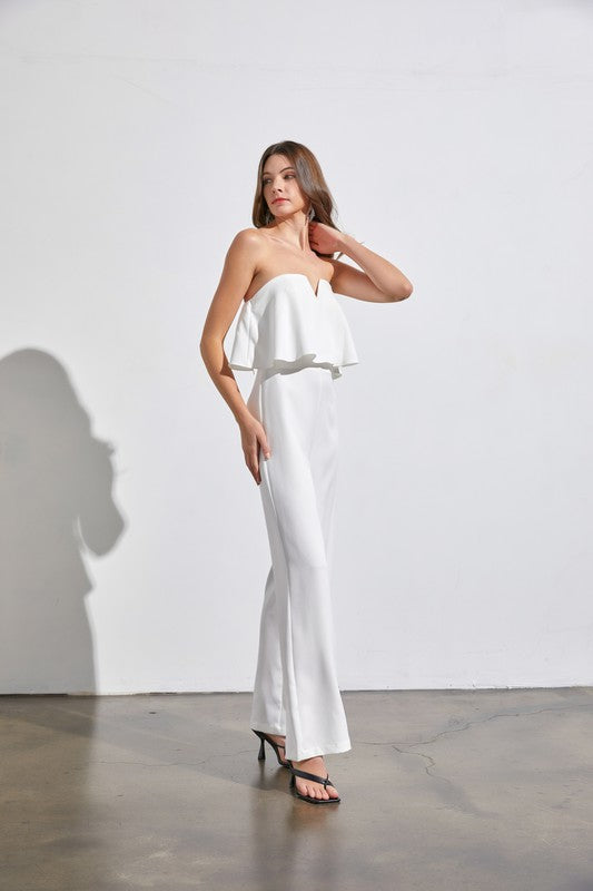 Off Shoulder Jumpsuit - Scarvesnthangs