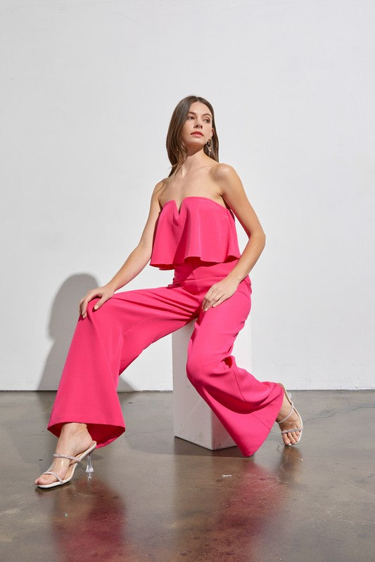 Off Shoulder Jumpsuit - Scarvesnthangs