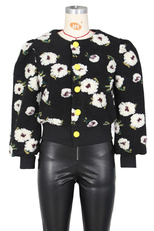 3D Floral Jacket