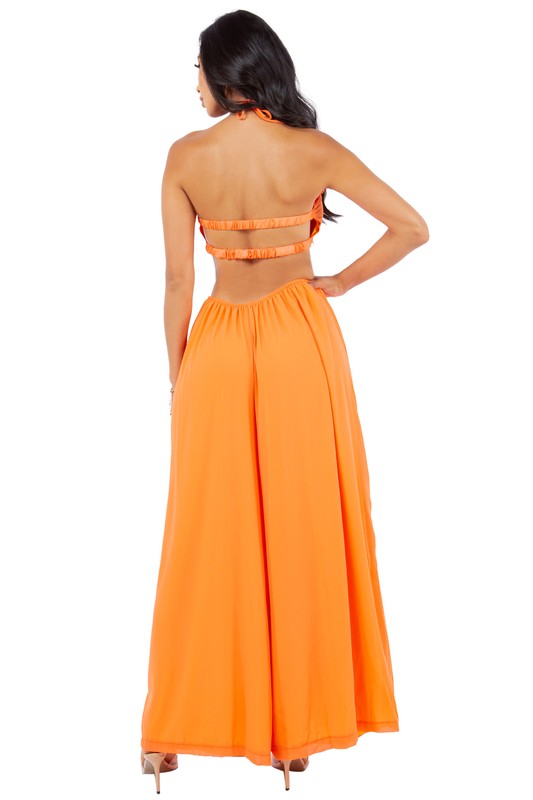 SEXY SUMMER JUMPSUIT - Orange - Scarvesnthangs