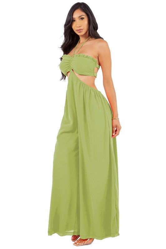 SEXY SUMMER JUMPSUIT - Green - Scarvesnthangs